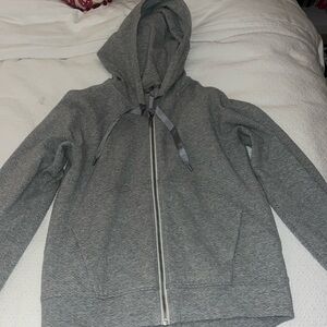 Gray Lululemon Women’s Zip-Up Hoodie